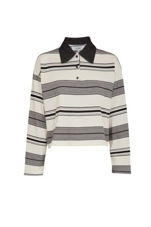 Rania Long Sleeve T-Shirt Black Stripe XS