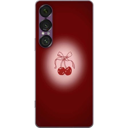 Kompatibelt Mobilskal till Sony Sony Xperia 1 VII körsbärsdesign