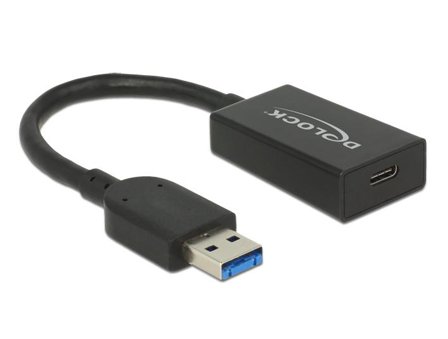 Delock Converter USB 3.1 Gen 2 Type-A male > USB Type-C - USB type C-adapter - USB-type A til 24 pin USB-C - 15 cm