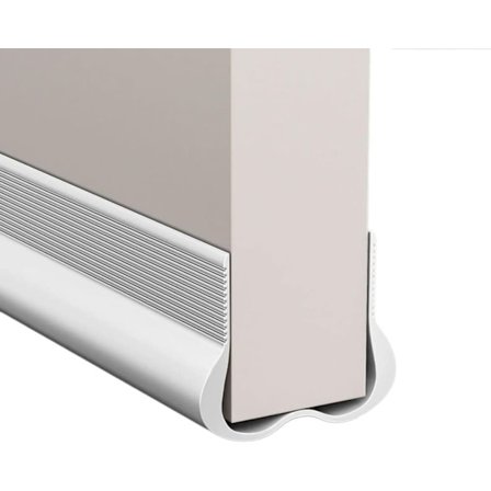 Lydtett Dørlist – Underside Dørtetning – Hvit – 93 cm – For trekk-, støy- og støvisolering
