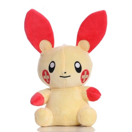 Plusle Plyschleksaker Docka kawaii Tecknad Plusle Hänge Mjuk Plysch Mycket leksaker docka