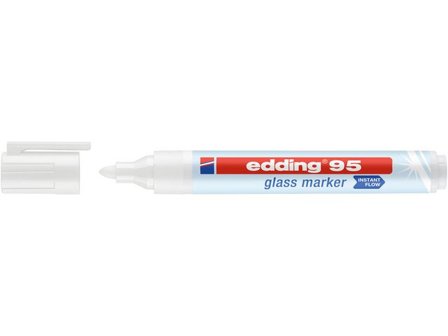 edding Märkpenna glastavla EDDING 95 vit - Lyreco - Kontorsmaterial - Pennor - Whiteboardpennor - Glastavlor