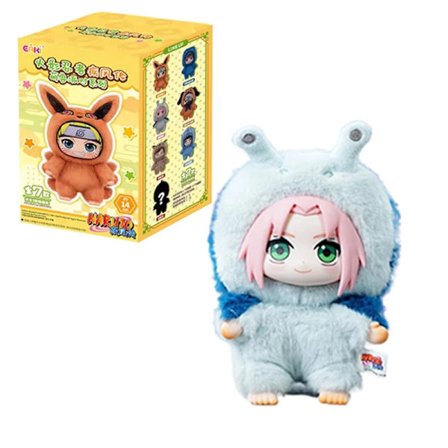 BANDAI Eaki Naruto Uzumaki Naruto Sokkolaatikko Shippuden Peto-Party Sarjan Pehmolelu Animehahmot Ovat Söpöjä Lasten Lelulahjoja