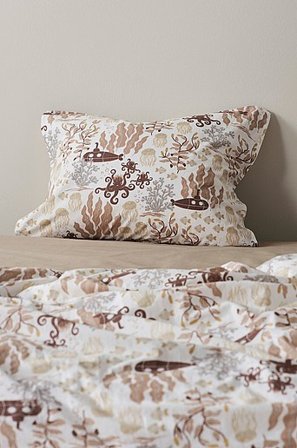 Jotex - Kopfkissenbezug ‒ Bio-qualität Rosa - WATERS - Kaufe Kopfkissenbezüge bei Jotex