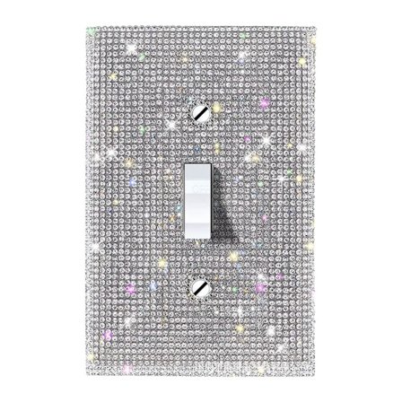 US Standard Switch Panel Sticker Rhinestones Socket Frame 01 01