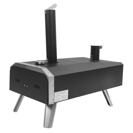 Ute Pizzaugn Vedeldad Tillverkare Utomhusspis 12 tum Bärbar Rostfritt Stål för Trädgård