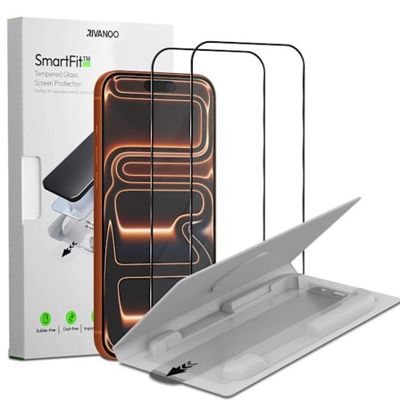 2-PACK iPhone 17 Pro Max Skærmbeskytter - Hærdet Glas | [SmartFit Refill System] - Boblefri