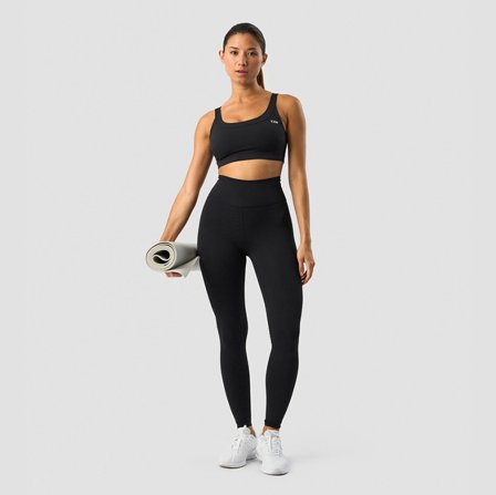Sports-BH ICANIWILL Nimble Sports Bra, Sort - Bodyman.dk
