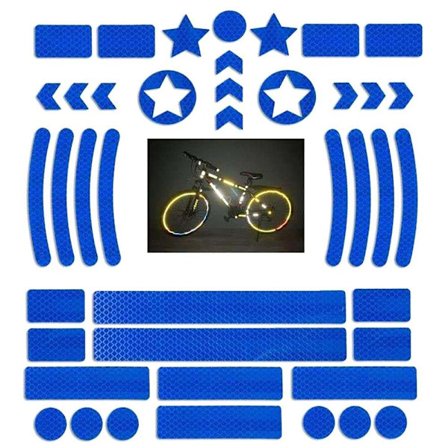 42-PACK Hållbara Reflex Remsor Olika Former