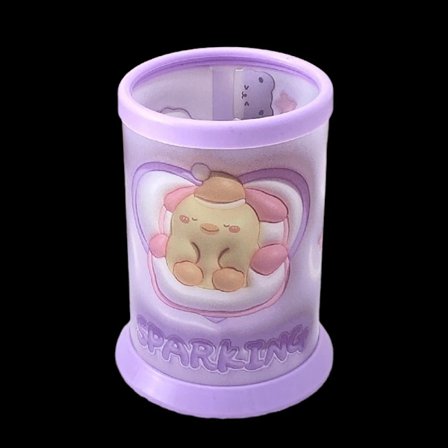 Söt pennhållare Pennförvaring LILA B B