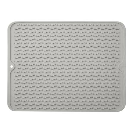 Multifunktionel silikone køkkenmåtte/afløbsplade, nem at rengøre, miljøvenlig, varmebestandig, velegnet til køkkenforing