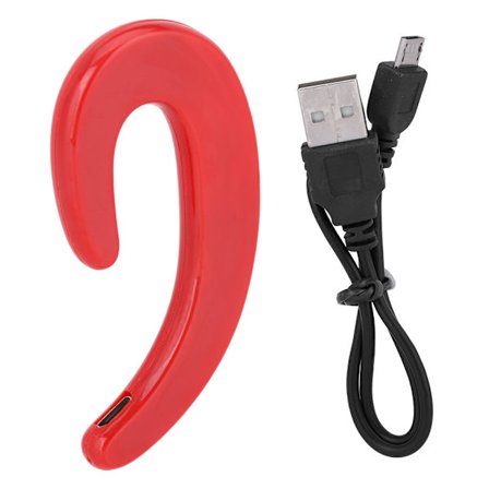 Støjreducerende Bone Conduction Bluetooth-hovedtelefoner 2-3 timers afspilning Earhook-øretelefoner - Rød