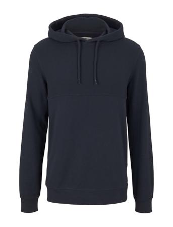 Sweathoody With Structure Navy Tom Tailor