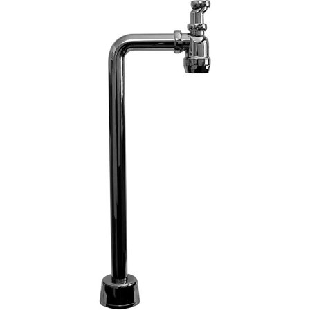 Faluplast 43105 Vannlåssett med tverrvinkelrør, forkrommet, 40 mm x G3, Innendørsavløp