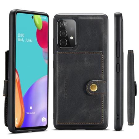 Samsung A33 5g Stöttåligt Skal Med Magnetisk Korthållare Jeehood Svart