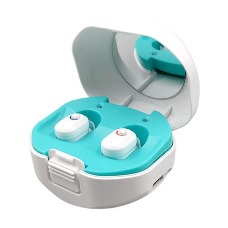 Høreapparater Ørelydforsterker HVIT