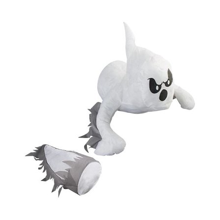 Uhæggelig Udtryksfuld Vinduesknuser Spøgelser Halloween Dekoration, Skræmmende Spøgelser Knuser Gennem Vinduesglas, Trick Or Treat