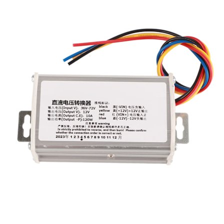 DC-muunnin Step Down -virtalähdemoduuli 36V–72V - 12V 10A 120W
