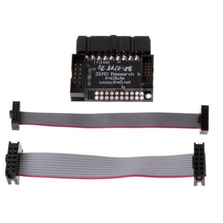 Sovitinkortti 20P 2,54 mm JTAG - 10P 2,0 mm 1,27 mm SWD-liitäntämuuntimelle