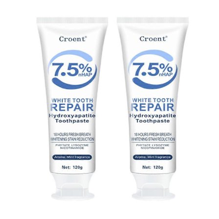 1-3x Hydroxyapatit Tandpasta for Avanceret Emaljebeskyttelse, Opfrisker Åndedrætten, Fluoridfri Tandpasta til Sensitive Tænder