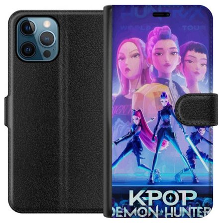 Kompatibelt Plånboksfodral till Apple Apple iPhone 12 Pro Trendiga KPop Demon Hunters docka figur
