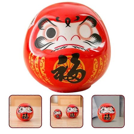 Japansk Stil Eggstatue Keramisk Eggfigur Dekorasjon for Hjemmekontor Restaurant Bil