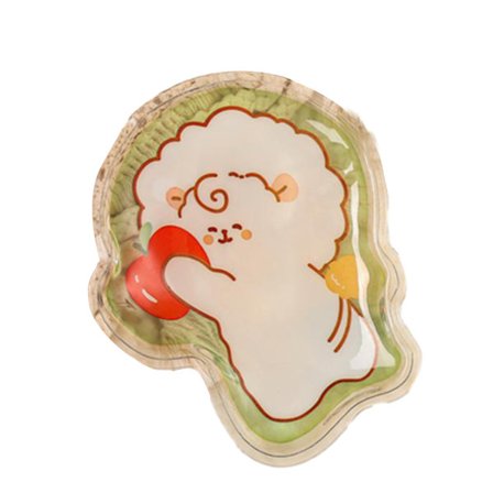 Bærbare varmepakker Søt tegneserieprint Øyeblikkelig oppvarming Håndvarmerpakke Varmer