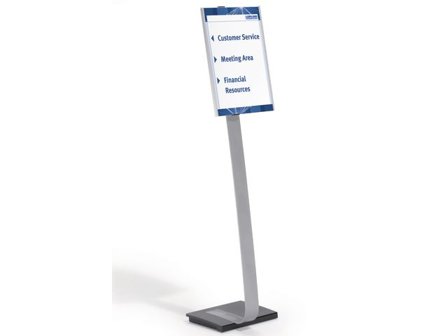 DURABLE Informationsställ golv INFO SIGN STAND A3 - Lyreco - Kontorsmöbler och inredning - Tavlor ställ och ramar - Informationsställ