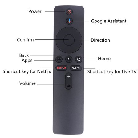 Stemmefjernbetjening til Box S MDZ-22-AB MDZ-24-AA Smart TV Box