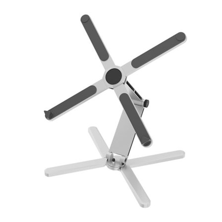 Sammenklappelig bærbar stativ i aluminium, justerbar højde 30-260 mm