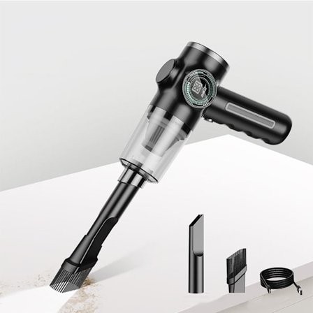 Bilsugdammsugare Trådlös Dammsugare SVART