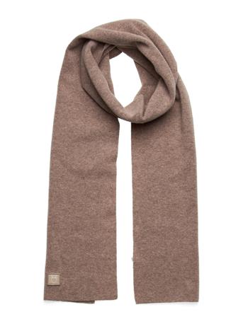 Organic Wool Scarf - Gots Beige Knowledge Cotton Apparel