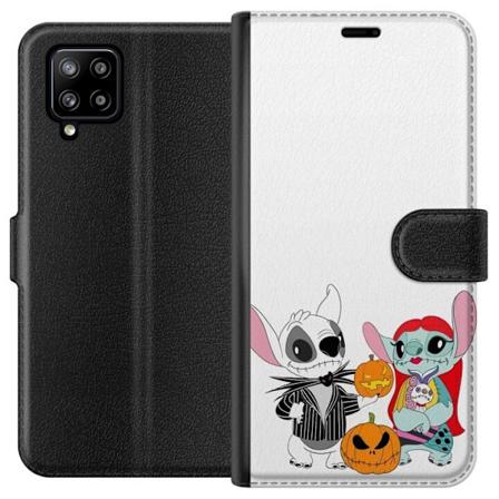 Samsung Galaxy A42 5G Lompakkokotelo Stitch perhe addams