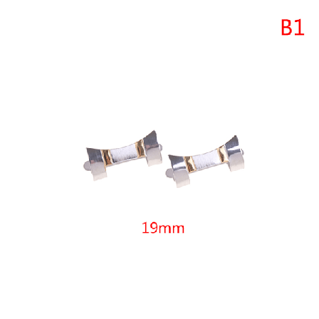 Ruostumattomasta teräksestä watch hihnan kaareva päätyranneke Watch