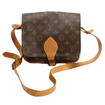 Louis Vuitton Vintage, Pre-owned Canvas Cartouchiere Bruin, Dames, Maat:ONE Size
