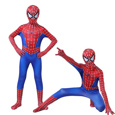 Mub- Multiple 6Y 11Y PS Game Black Gold Kid Superhero Costumes Spiderman Far from Home Halloween Clothes Spider man Costume