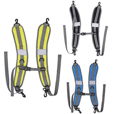 Nye, justerbare rygsækstropper, polstrede skulderstropper til udendørs sportstasker, rygsæk skulderstropper