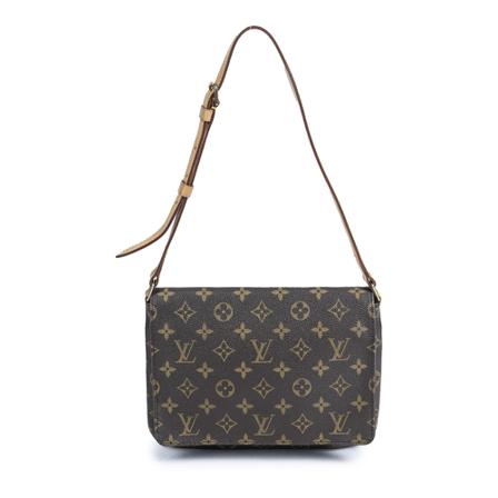 Louis Vuitton Vintage, Pre-owned Shoulder Bags Bruin, Dames, Maat:ONE Size,Canvas