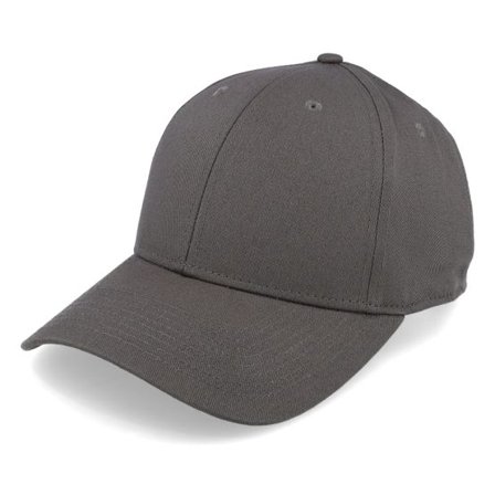 Equip - Grå adjustable Keps - Blank Charcoal Adjustable @ Hatstore