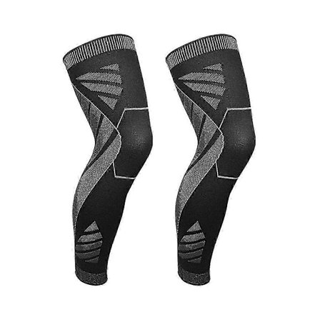 Full Leg Compression, Full Leg Compression Sleeve, Kompressionsstrumpor för Knän och Ben L
