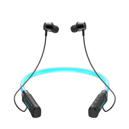 JG4 Blinkande LED Halsmonterade Stereo Bluetooth Trådlösa Öronproppar
