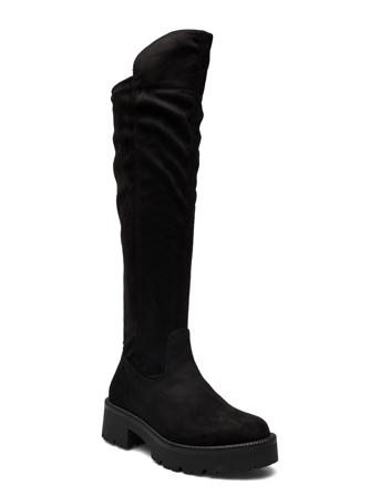 Woms Boots Høye Støvletter Svart Tamaris