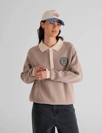 Prohibited Cup Knitted Jersey - Beige - XXL