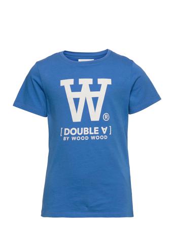 Ola Kids T-Shirt T-shirts Short-sleeved Blå Wood Wood