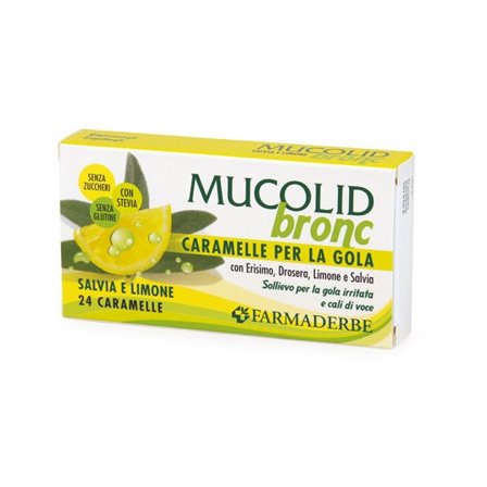 Mucolid Bronc Salvia E Limone 24 Caramelle