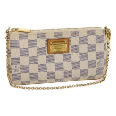 Louis Vuitton Vintage, Pre-owned Canvas pouches Beige, Dames, Maat:ONE Size,leer