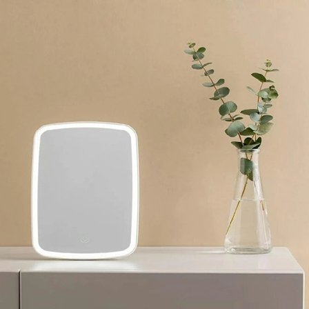 Stilren LED Sminkspegel med Touch-Kontroll