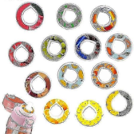 7 st Slumpmässiga Smak-Pods Paket För Pod Set Ny Fruktig Doft För Flavor Up Pod