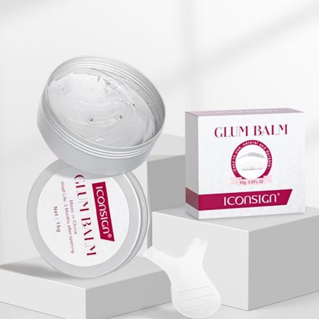 ICONSIGN Vippelimbalsam til vippeløft Hurtigfikserende form Øjenvipper Bryn Vipper Løft Vandtæt voks Skønhedsmakeupværktøj