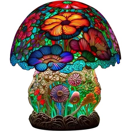 Bordslampa växtserie, handgjord svamplampa, LED bordslampa, svamplampa, sovrum, kontorsbläckfisk bigfoot svamp Liten svamp